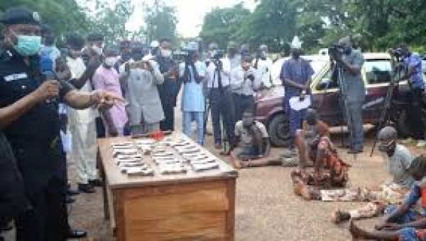 Police parade suspected kidnappers of popular Ibadan cleric’s twins